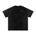 Driplin3.co “CHASE YOUR DREAMS” snow washed oversized tee