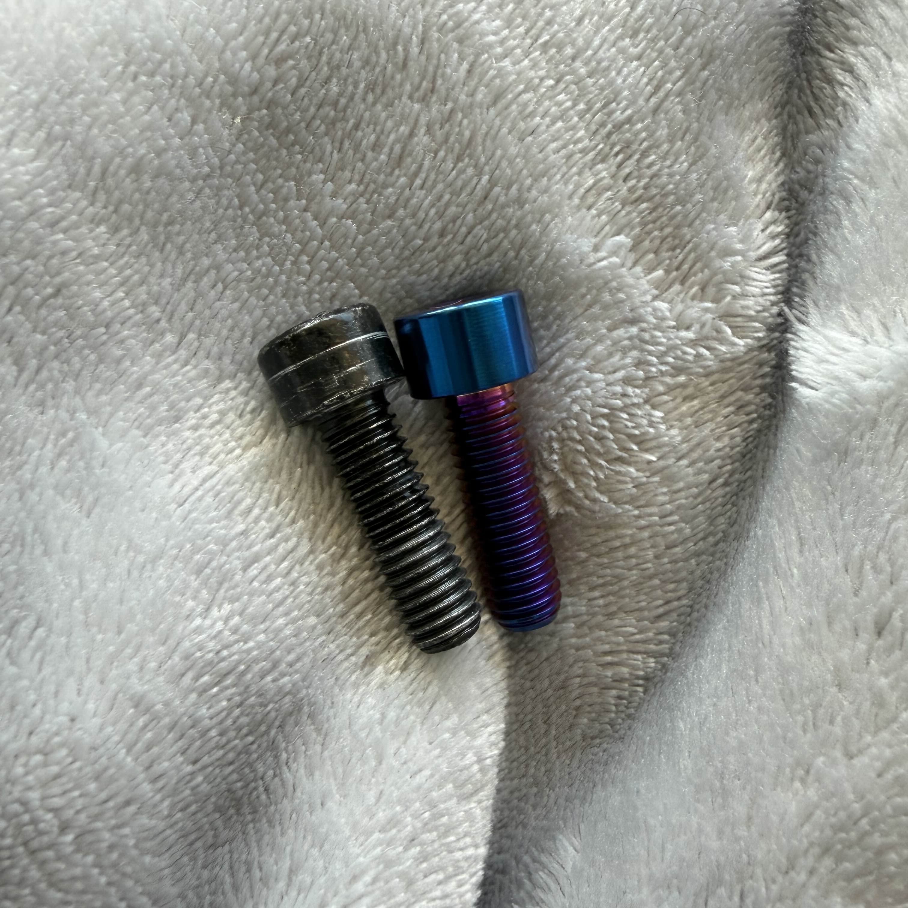 Tuttio Titanium Triple Clamp Bolts
